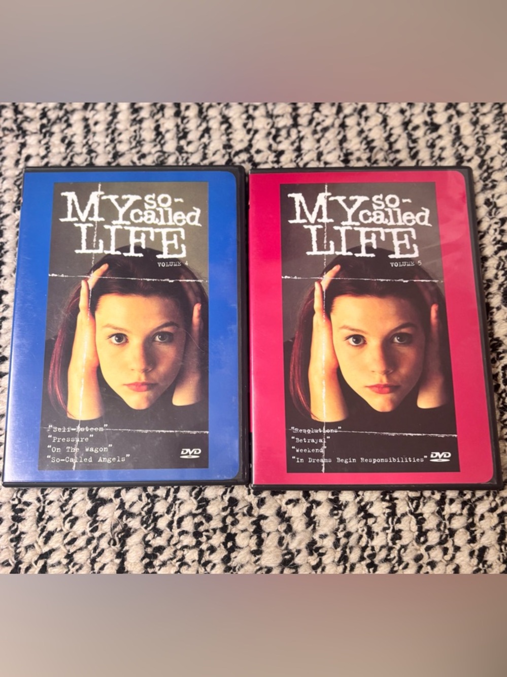 My So-Called Life DVD’s Volume 4 & 5 of 5 pc Set - Has “Rayanne gets sober” 😁